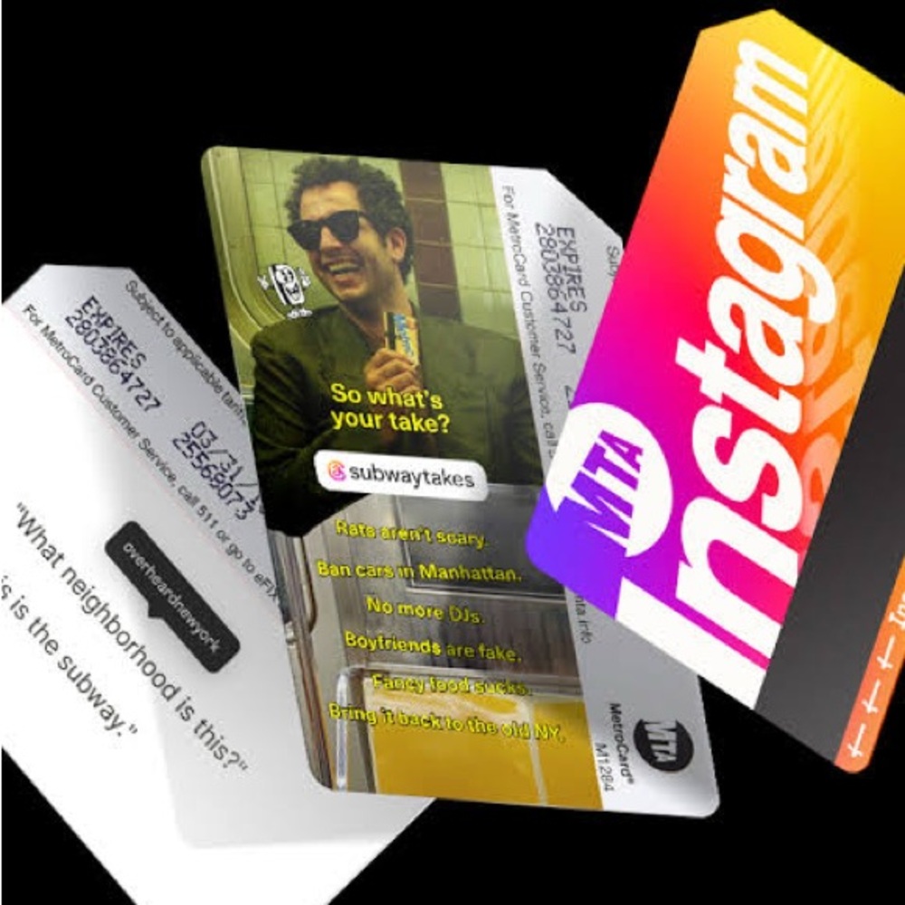 Limited Edition New York MTA Instagram Custom MetroCard